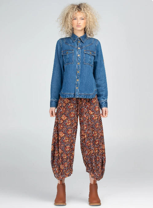 Boom Shankar Guru Pant - Juliette print