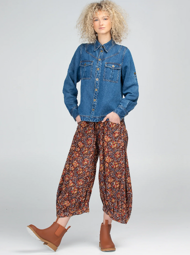Boom Shankar Guru Pant - Juliette print