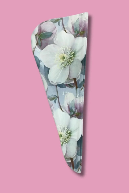 Annah Stretton Floral Hair Wrap - Helleborus Play