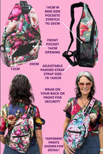 Anna Stretton Crossbody Sling Bag - Not Too Red