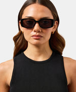 Milla Hart Freja Sunglasses Black/Smoke