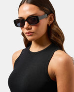 Milla Hart Freja Sunglasses Black/Smoke