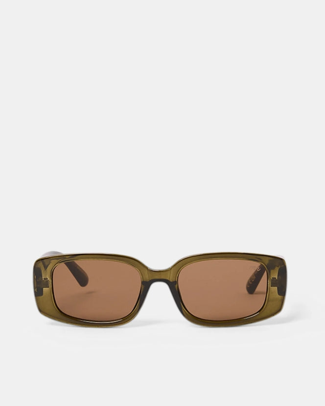 Milla Hart Freja Sunglasses Cry Green/Brown