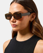 Milla Hart Freja Sunglasses Cry Green/Brown
