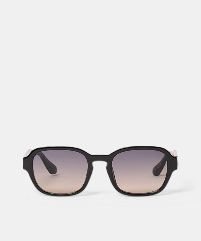 Milla Hart Maja Sunglasses Black/Smoke-Brown