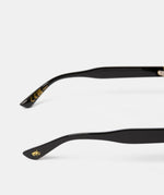 Milla Hart Maja Sunglasses Black/Smoke-Brown