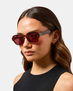 Milla Hart Maja Sunglasses Tortoise/Purple