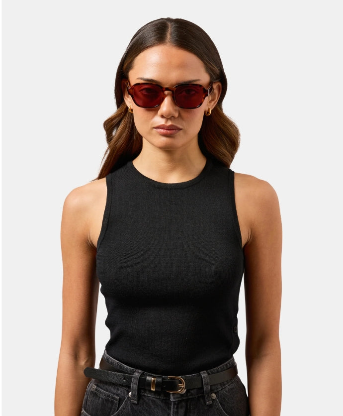 Milla Hart Maja Sunglasses Tortoise/Purple