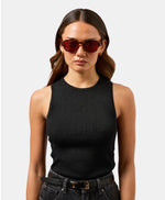 Milla Hart Maja Sunglasses Tortoise/Purple