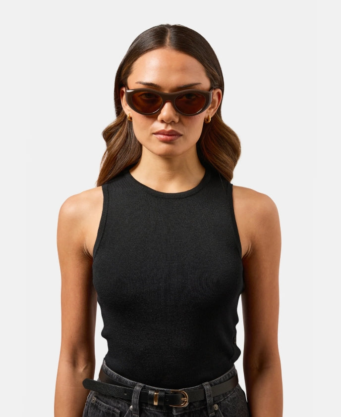 Milla Hart Nora Sunglasses Chocolate/Brown