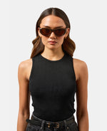 Milla Hart Nora Sunglasses Chocolate/Brown