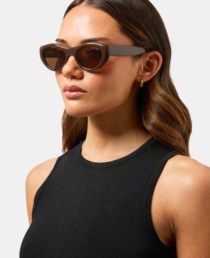 Milla Hart Nora Sunglasses Chocolate/Brown