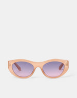 Milla Hart Nora Sunglasses Milky Bone/Blue-Pink