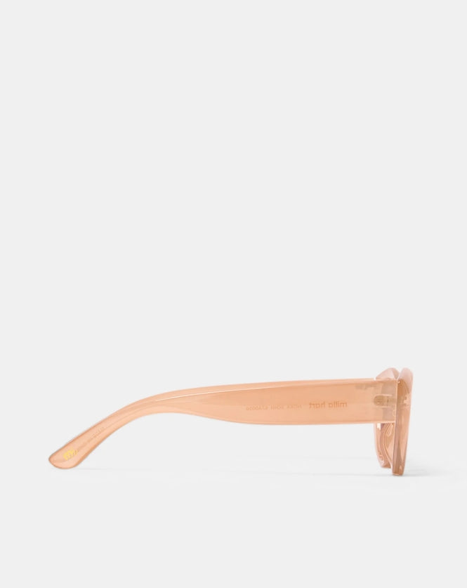 Milla Hart Nora Sunglasses Milky Bone/Blue-Pink