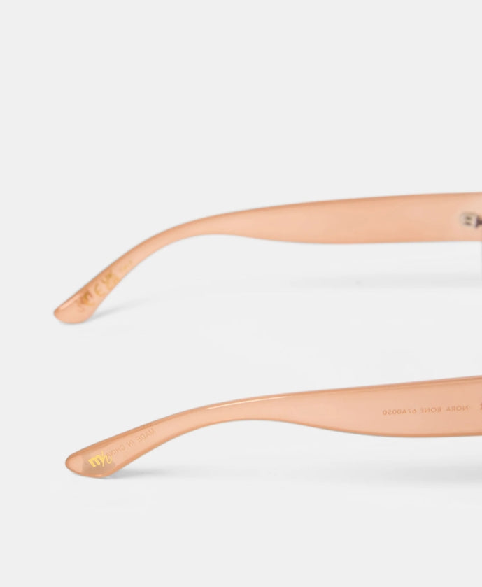 Milla Hart Nora Sunglasses Milky Bone/Blue-Pink