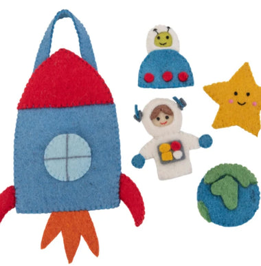 Astronaut finger puppet