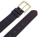 Unisex leather belt - Brown leather