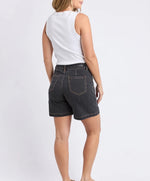 Balmy Short - Washed Black