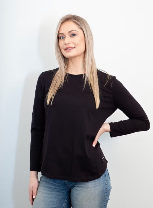 Must have Long sleeve Tee from White on Black - Black