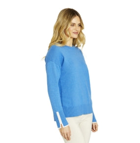 Ping Pong Tessa Tipped Pullover - Hussar Blue