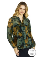 Midnight Botanica Blouse from Ping Pong Australia