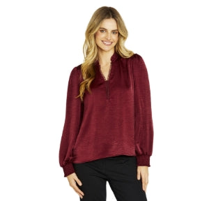 Nessa shirred Blouse from Ping Pong Australia