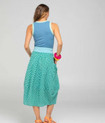 Guru skirt - Green Seersucker