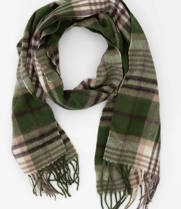 Lumi Scarf - Green plaid