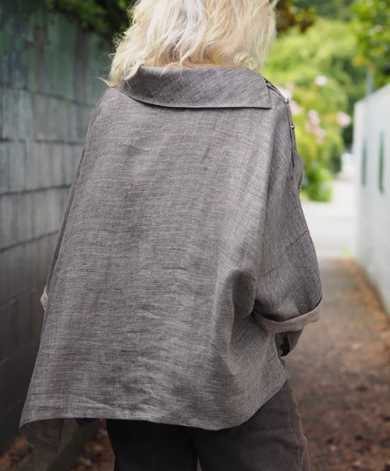 Fiordland top from Rogue Linen Sustainable Fashion