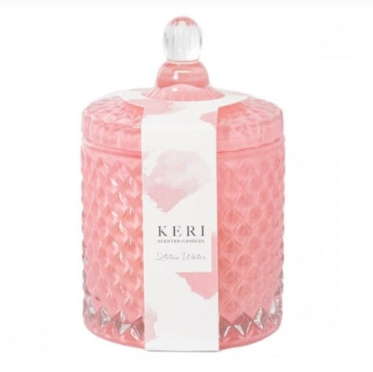 Keri Lotus Scented Candle 13cm