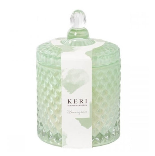 Keri Lemongrass Scented Candle 13cm