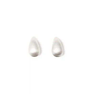 Josephine earrings from Stilen NZ - Brushed silver