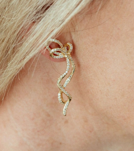 Scarlet earrings from Stilen NZ - gold