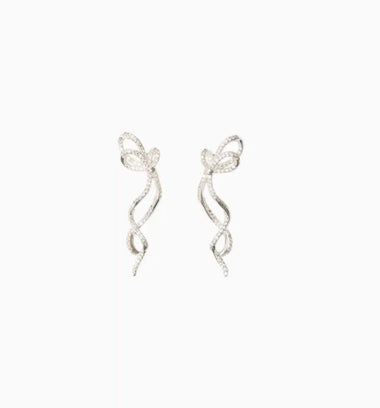 Scarlet earrings from Stilen NZ - silver