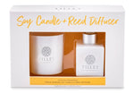 Tahitian Frangipani 160g Candle & 75mL Reed Diffuser Gift Pack