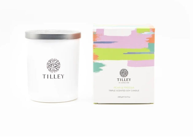 Pear + Freesia 240g Scented Soy Candle