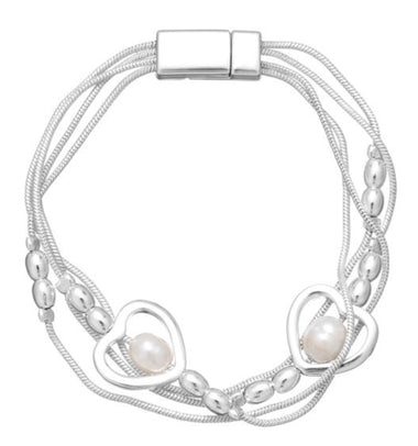 Straya Bracelet heart and pearl