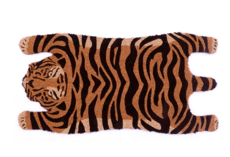 Doormat Coir Sleeping Tiger Large