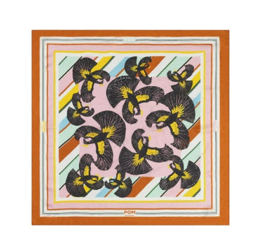 POM Amsterdam's silk bird print scarf
