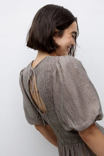 Yerse Barcelona Gathered Dress