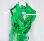 Carmen Kirstein NZ inspired silk scarf - Farm Lands