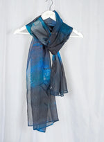 Carmen Kirstein NZ inspired silk scarf - Glow Worms