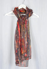 Carmen Kirstein NZ inspired silk scarf - Thermal Activity
