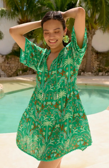 Haiti Dress - Palms