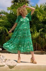 Haiti Maxi Dress - Palms