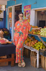 Cabana Pant - Brasil Coral