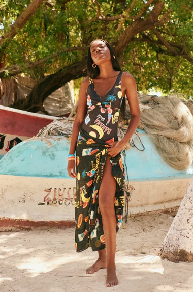 Cabana Sarong - Brasil Black