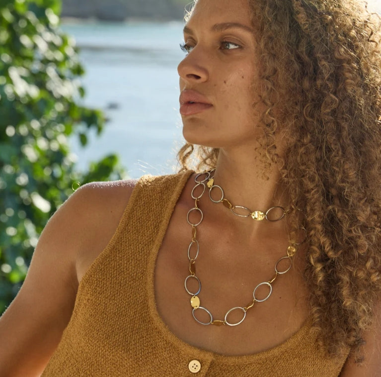Francia Opera Necklace - Link Mix