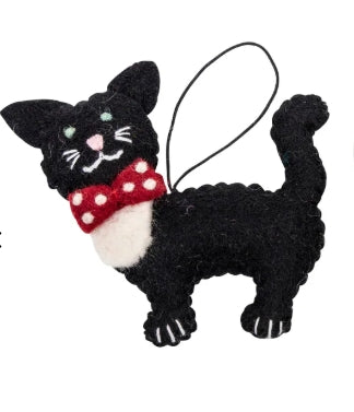 Pashom Christmas Cats with bows decoration