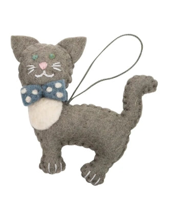 Pashom Christmas Cats with bows decoration